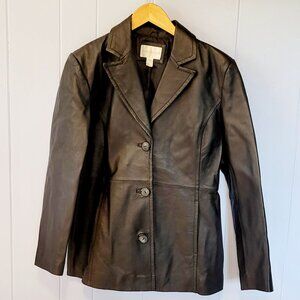 Worthington Leather Blazer